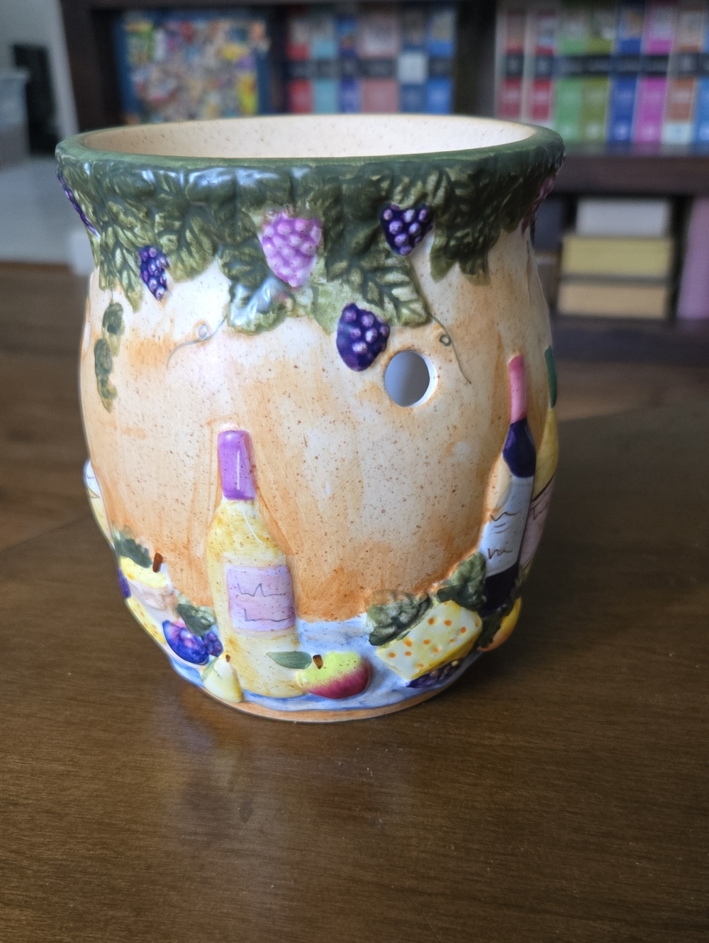 Yankee Candle Wine Grapes Vines Old World Warmer Burner Wax Melts Tart EC